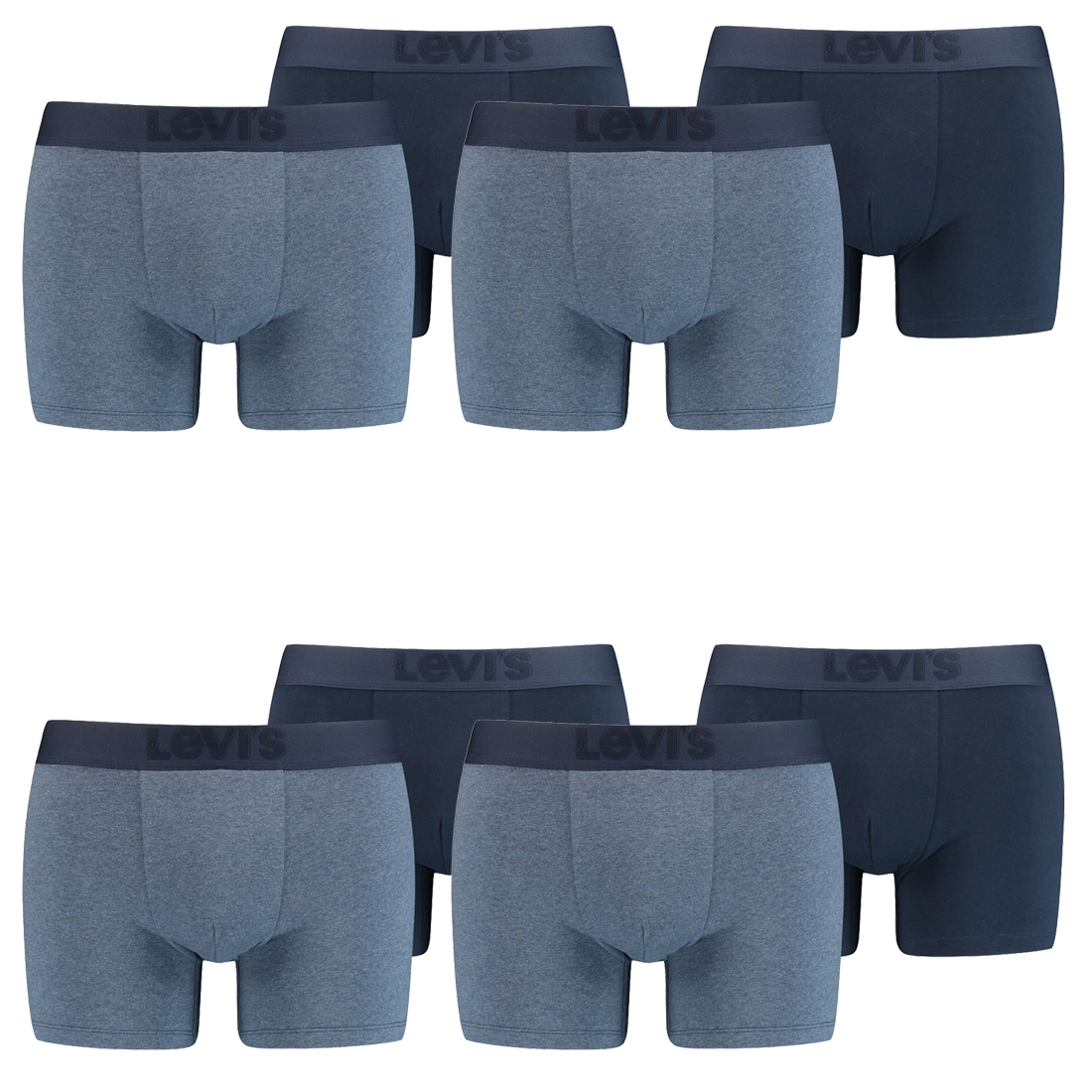 8er Pack Levis Premium Boxer Brief Boxershorts Herren Unterhose Pant Unterwäsche von Levi&#039;s