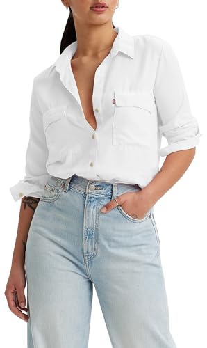 Levi's Damen Doreen Utility Woven Shirts, Bright White, S EU von Levi's