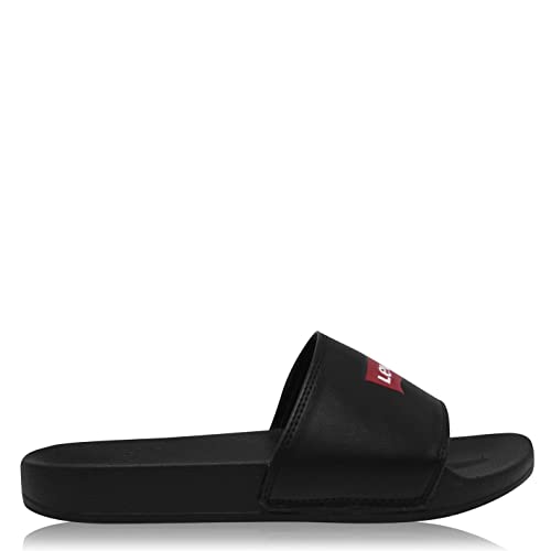LEVI'S Damen June Batwing S Slides, Black, 36 EU von LEVI'S