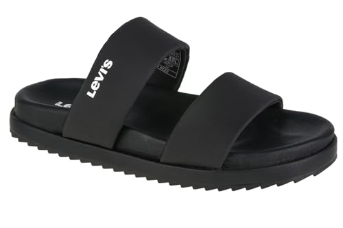 LEVI'S Damen Slides, Full Black, 37 EU von LEVI'S