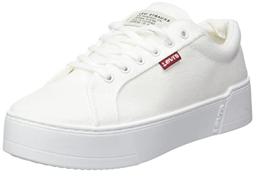 LEVI'S Damen Tijuana 2.0 Plimsolls, White, 39 EU von Levi's