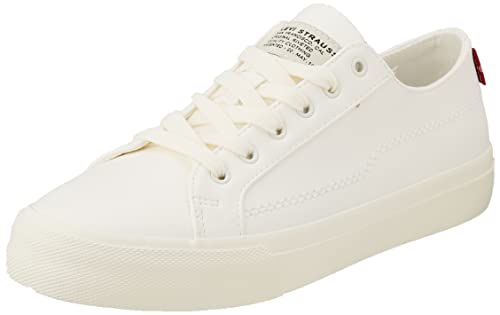 LEVI´S FOOTWEAR Herren Decon LACE Sneaker, Regular White, 42 EU von Levi's