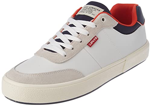 LEVI´S FOOTWEAR Herren Munro Sneaker, Regular White, 43 EU von Levi's