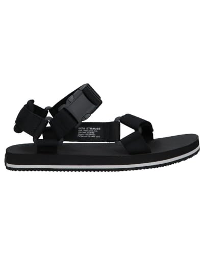 LEVI'S Herren Sandals, Black, 44 EU von Levi's