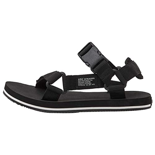 LEVI'S Herren Sandals, Black, 46 EU von Levi's