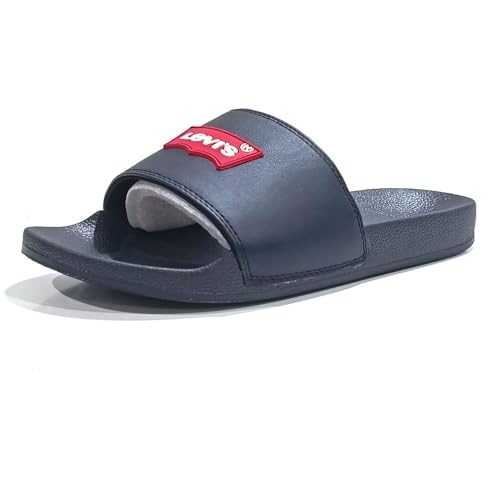 LEVI'S Herren Slides, Regular Black, 39 EU von Levi's