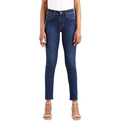 Levi's Damen 711 Skinny Dark Indigo - Worn IN, Cobalt Overboard, 26W/28L EU von Levi's