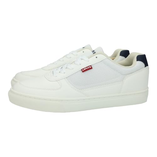 LEVIS FOOTWEAR AND ACCESSORIES Herren Liam Sneakers, Regular White, 40 EU von Levi's