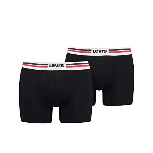 Levi's Herren Boxer, Black, XL (2er Pack) von Levi's