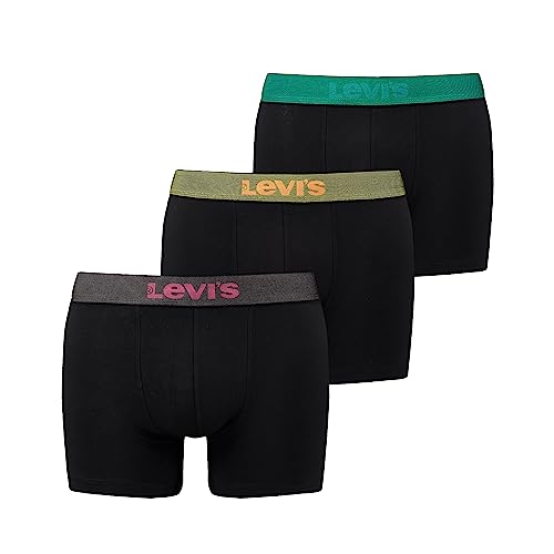 Levi's Herren Boxer, Black Combo, M (3er Pack) von Levi's