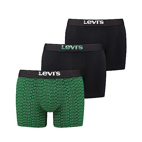 Levi's Herren Boxer, Green Combo, M (3er Pack) von Levi's