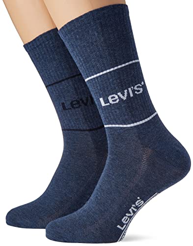 Levi's Unisex Short Socken, Marineblau, 39/42 (2er Pack) von Levi's