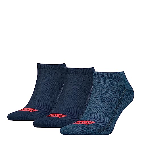 Levi's Unisex Sneaker Socks, Navy, 43/46 von Levi's