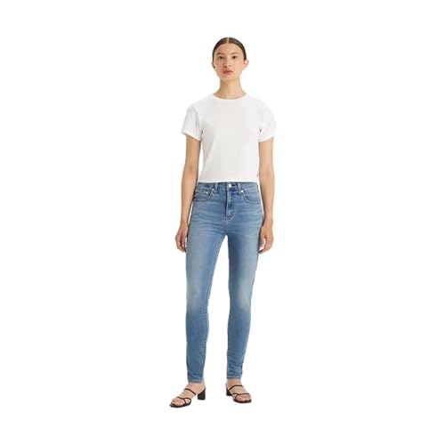 LEVIS Women's 721 HIGH Rise Skinny MED Indigo-Worn IN, COOL IT Now You, 28W x 30L von Levi's