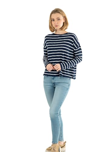 LEVIS Women's Margot Long Sleeve Blues, Saint Stripe Naval A, M von LEVIS