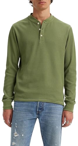 Levi's Herren Long-Sleeve Thermal 3-Button Henley von Levi's