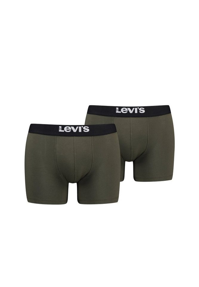 Levi's® Boxershorts MEN SOLID BASIC BOXER BRIEF ORGANIC CO 2er Pack (Set, 2-St., 2er-Pack) von Levi's®