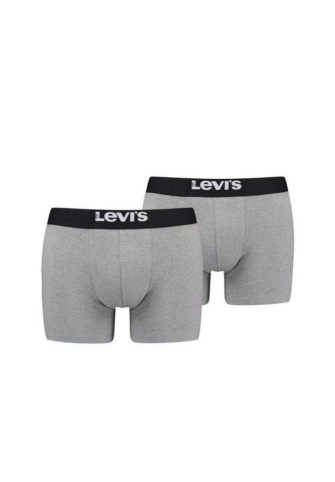 Levi's® Boxershorts MEN SOLID BASIC BOXER BRIEF ORGANIC CO 2er Pack (Set, 2-St., 2er-Pack) von Levi's®