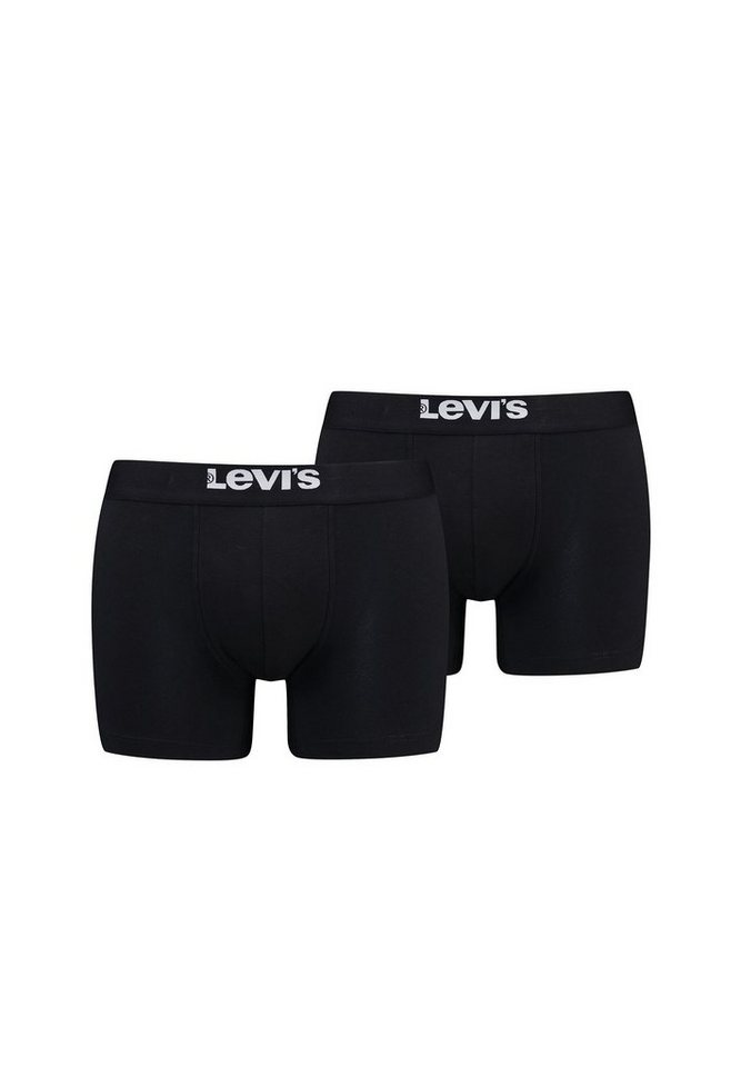 Levi's® Boxershorts MEN SOLID BASIC BOXER BRIEF ORGANIC CO 2er Pack (Set, 2-St., 2er-Pack) von Levi's®