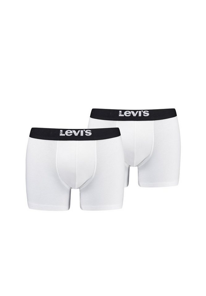 Levi's® Boxershorts MEN SOLID BASIC BOXER BRIEF ORGANIC CO 2er Pack (Set, 2-St., 2er-Pack) von Levi's®