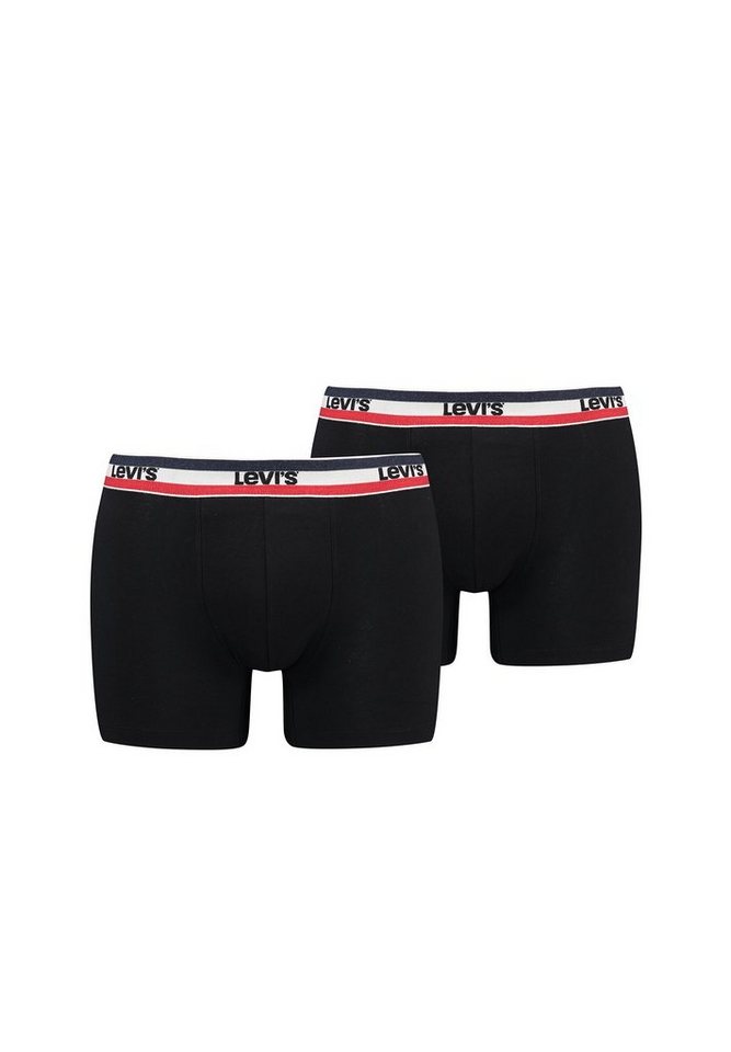Levi's® Boxershorts MEN SPRTSWR LOGO BOXER BRIEF ORGANIC CO 2er Pack (Set, 2-St., 2er-Pack) von Levi's®