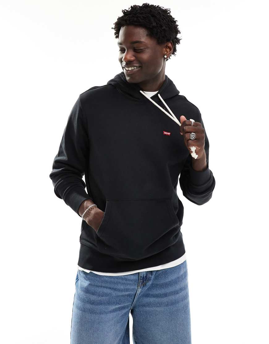 Levi's - „The Original Hallmark" - Kapuzenpullover in Schwarz mit Logo von Levi's