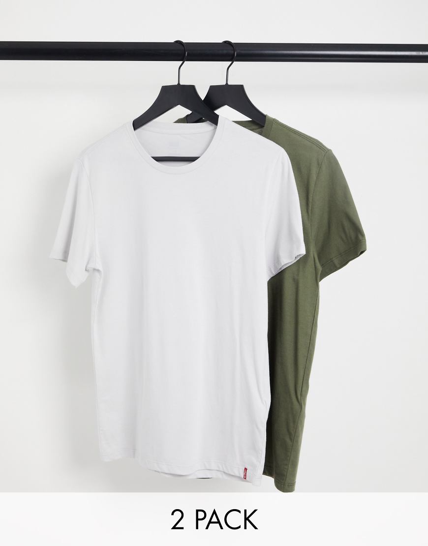 Levi's - 2er-Pack T-Shirts in verschiedenen Farben-Bunt von Levi's
