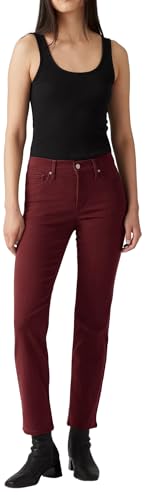 Levi's 314 Shaping Straight Merlot Twill von Levi's