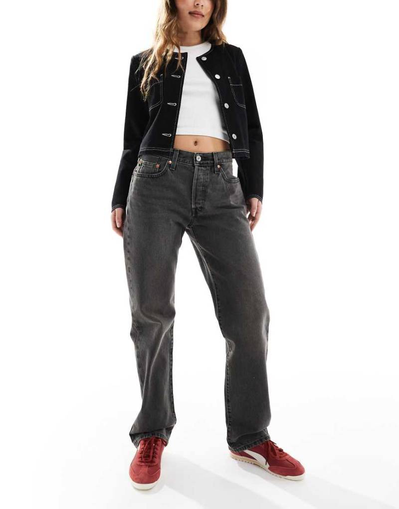 Levi's - 501 90's - Jeans in verwaschenem Schwarz von Levi's