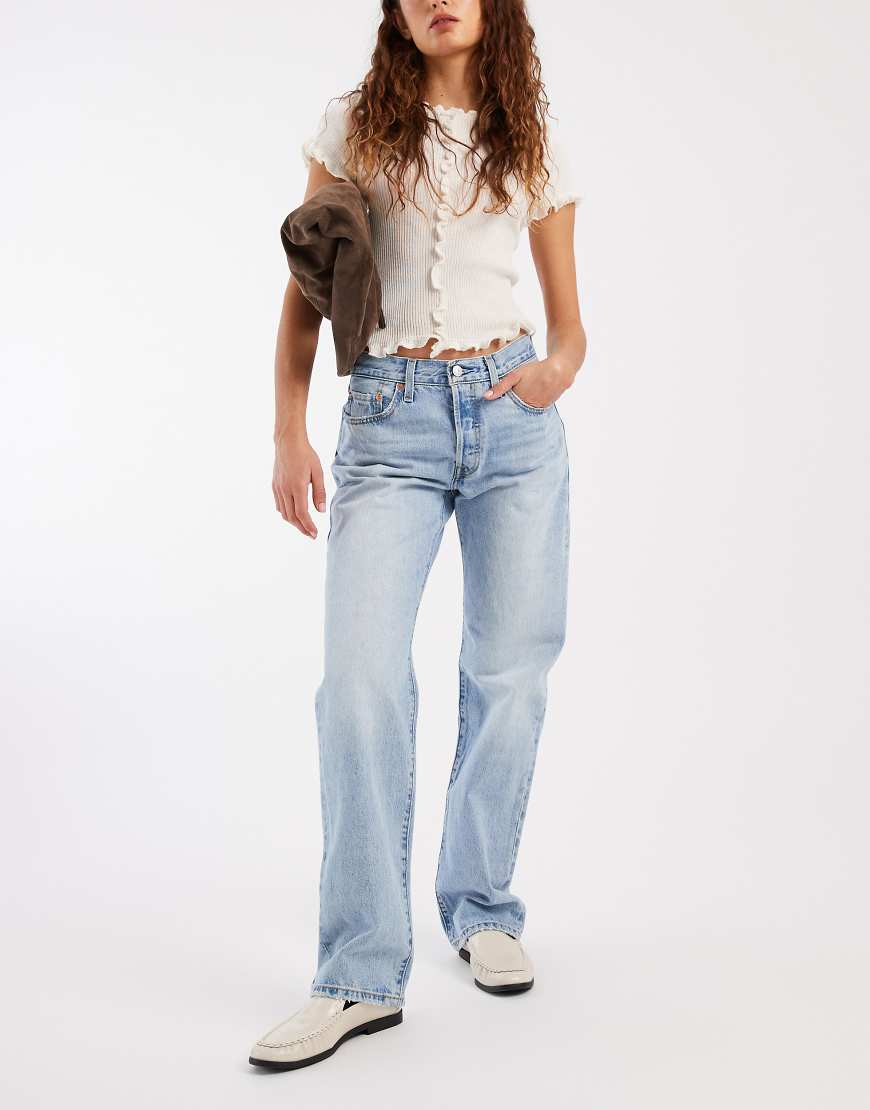 Levi's - 501 '90s - Straight Jeans in Hellblau von Levi's