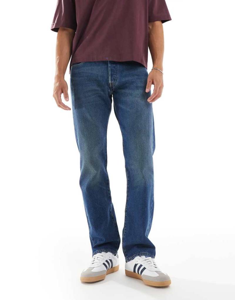 Levi's - 501 '93 - Straight Jeans in dunkelblauer Vintage-Waschung-Marineblau von Levi's