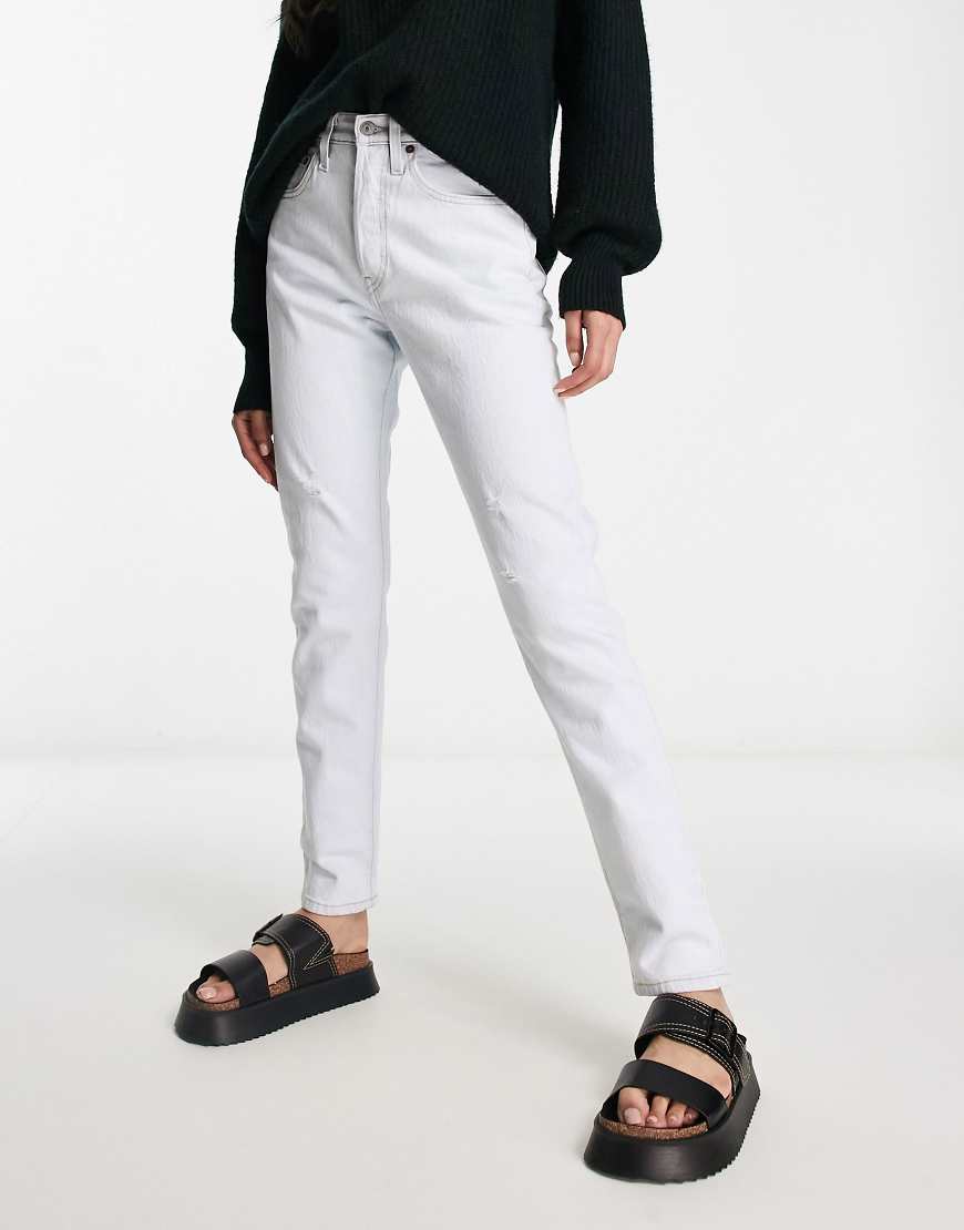 Levi's - 501 - Eng geschnittene Jeans in heller Waschung-Weiß von Levi's