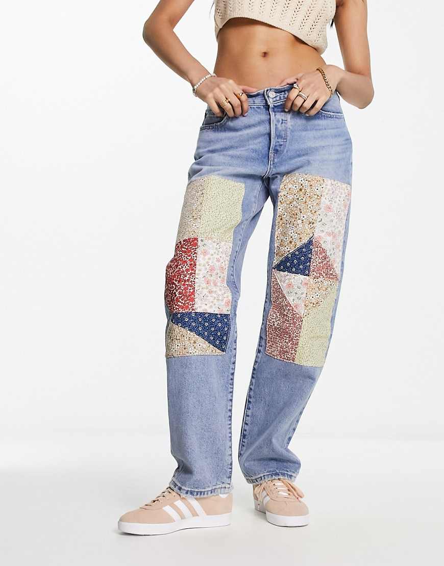 Levi's 501 - Gerade geschnittene Jeans in hellblauer Waschung im Stil der 90er von Levi's
