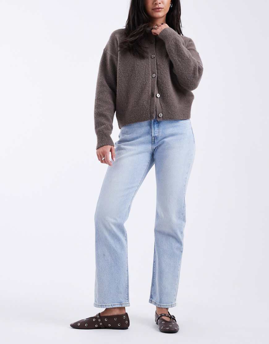 Levi's - 501 Hourglass - Straight Jeans in hellblauer Waschung von Levi's