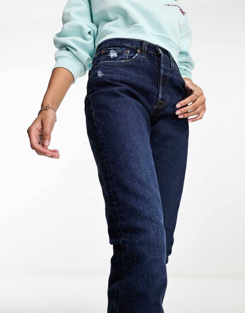 Levi's - 501 - Jeans in Dunkelblau mit engem Schnitt von Levi's
