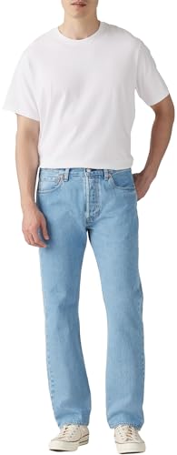 Levi's Herren 501 Original Fit Jeans, Ferry Building Blue T2, 33W / 34L von Levi's