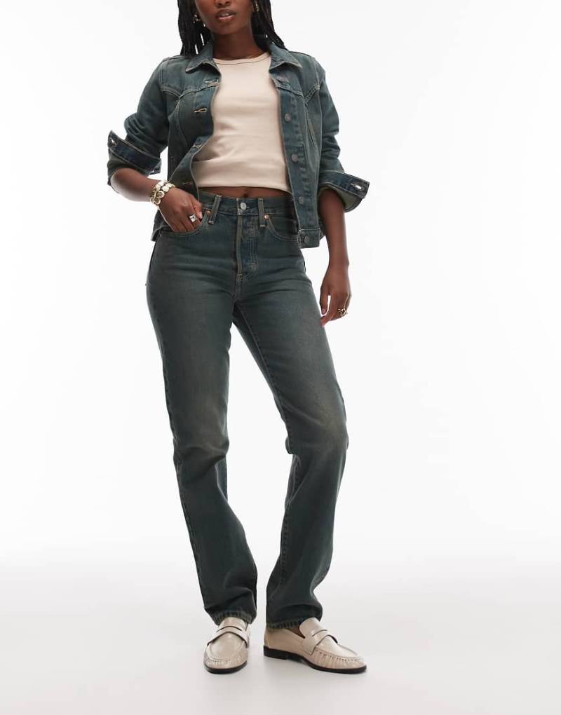 Levi's - 501 Original - Straight Jeans in dunkelblauer Vintage-Waschung von Levi's