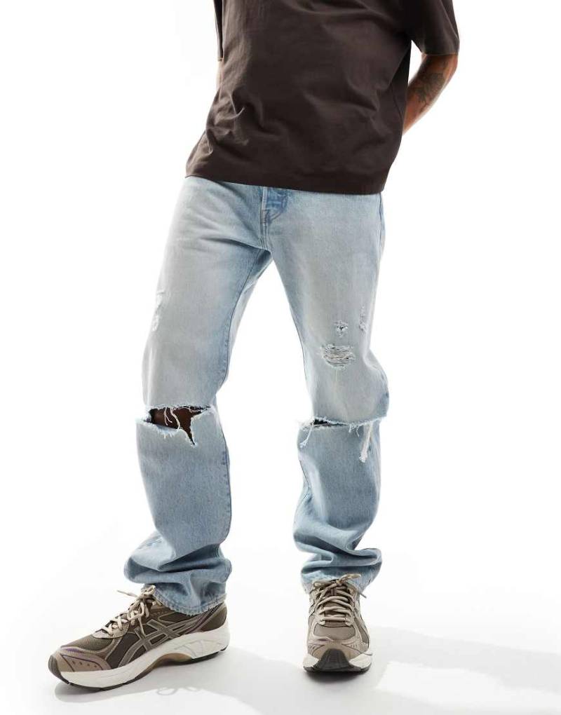 Levi's - 501 Original - Gerade geschnittene Jeans in Hellblau von Levi's