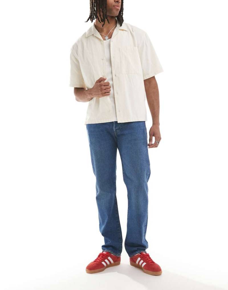 Levi's - 501 Original - Straight Jeans in mittelblauer Waschung von Levi's