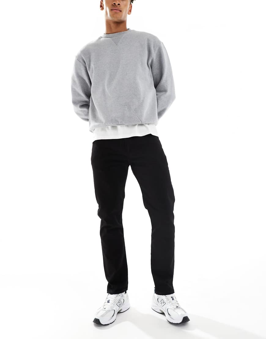 Levi's - 502 - Schmal zulaufende Jeans in Schwarz von Levi's