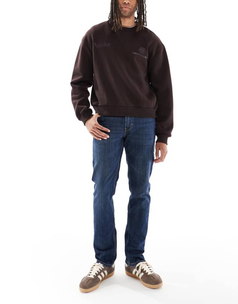 Levi's - 511 - Jeans in dunkelblauer Waschung mit schmalem Schnitt-Marineblau von Levi's