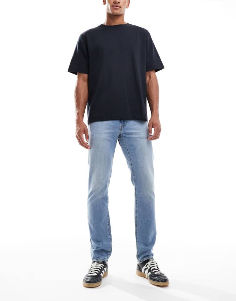 Levi's - 511 - Leichte Slim-Fit-Jeans in hellblauer Vintage-Waschung von Levi's