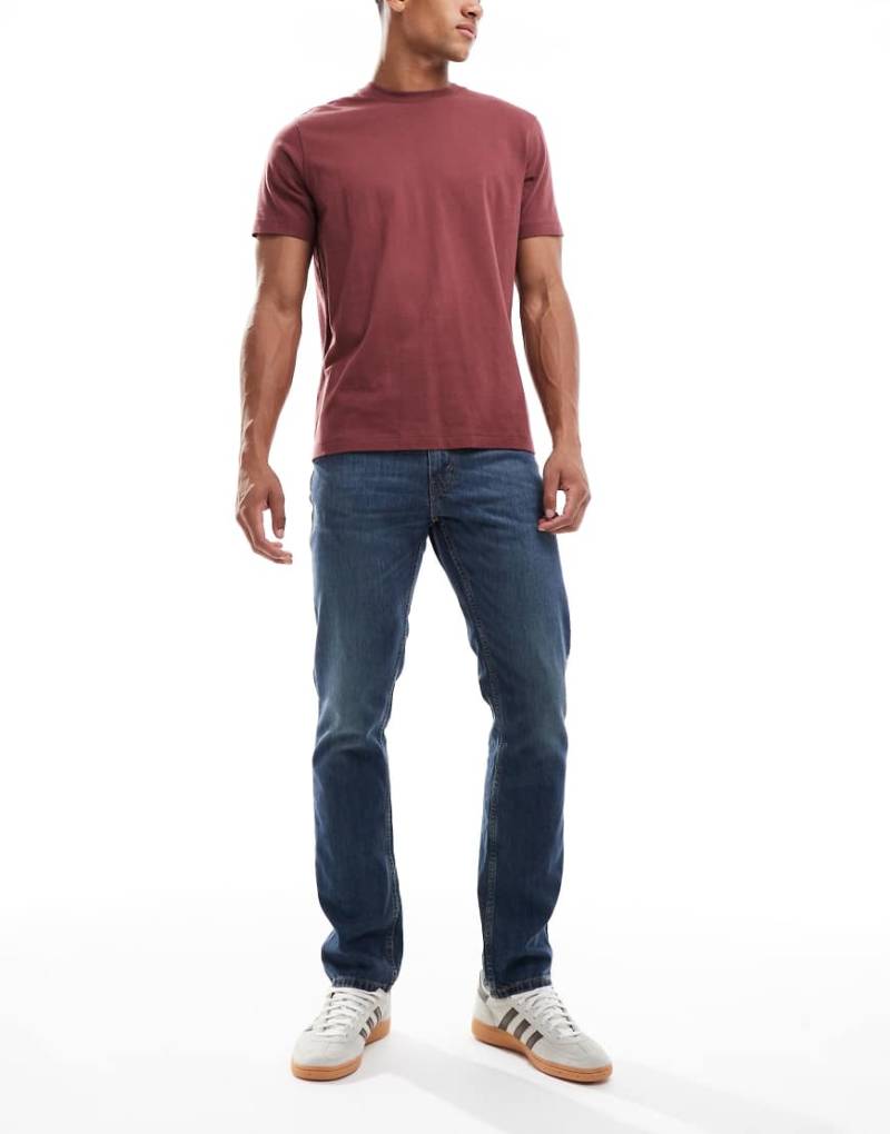 Levi's - 511 - Jeans in dunkler Vintage-Waschung mit schmalem Schnitt-Marineblau von Levi's