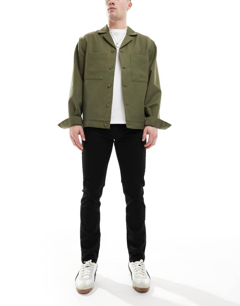 Levi's - 512 - Schmal geschnittene, schmal zulaufende Jeans in Schwarz von Levi's