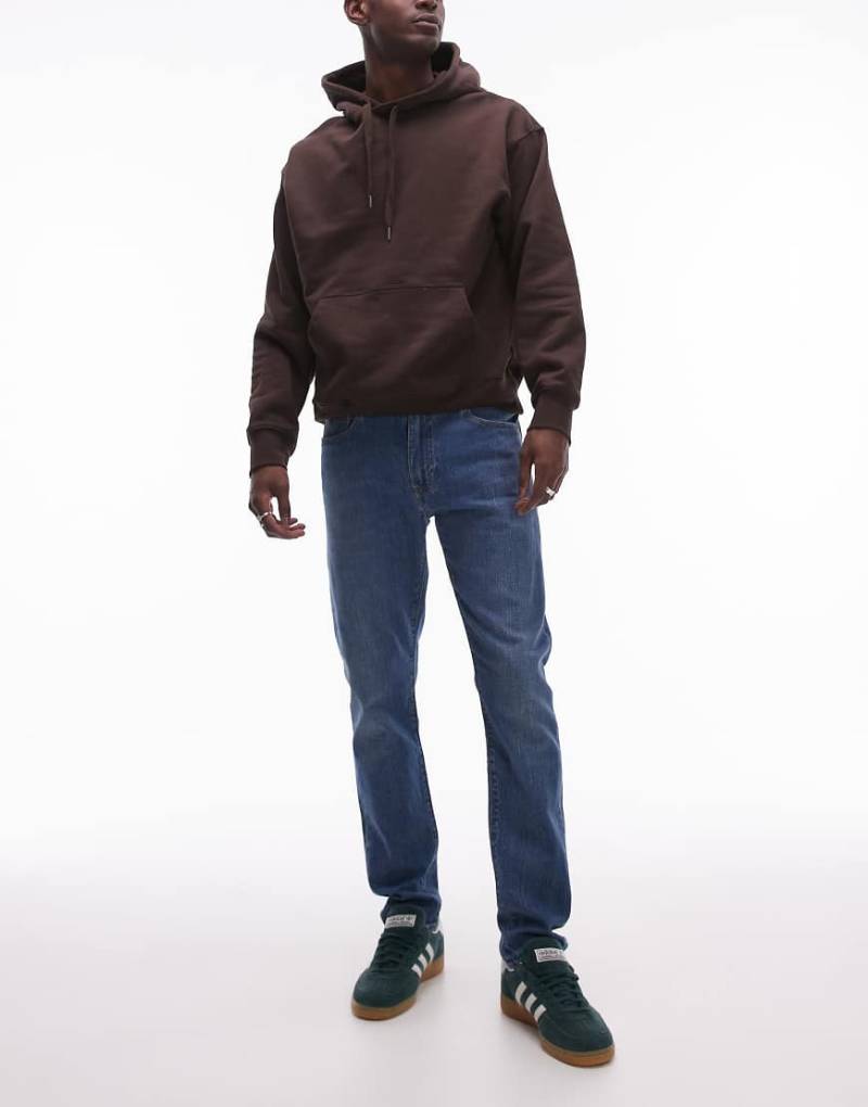 Levi's - 512 - Schmal zulaufende Jeans in mittlerer Waschung-Blau von Levi's