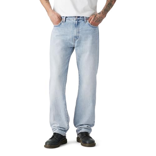 Levi's Herren 555™ Relaxed Straight Jeans Baby Blue Essentials Blue 30 30 von Levi's