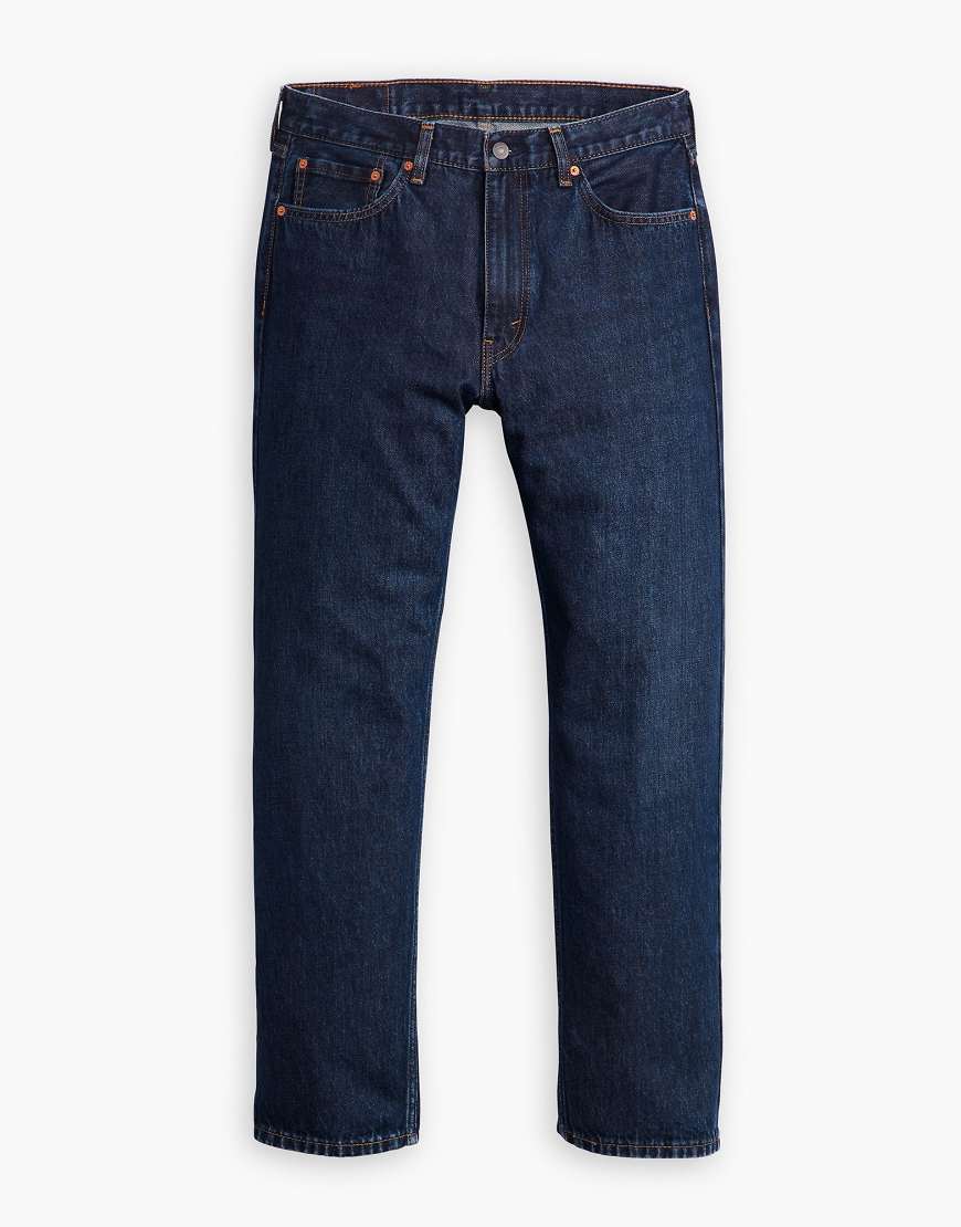Levi's - 555 '96 - Locker geschnittene Straight Jeans in Dunkelblau-Marineblau von Levi's