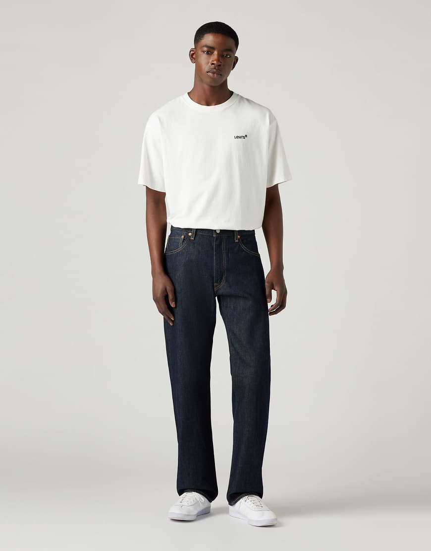 Levi's - 555 - Straight Up The Score - Locker geschnittene Jeans in Blau von Levi's