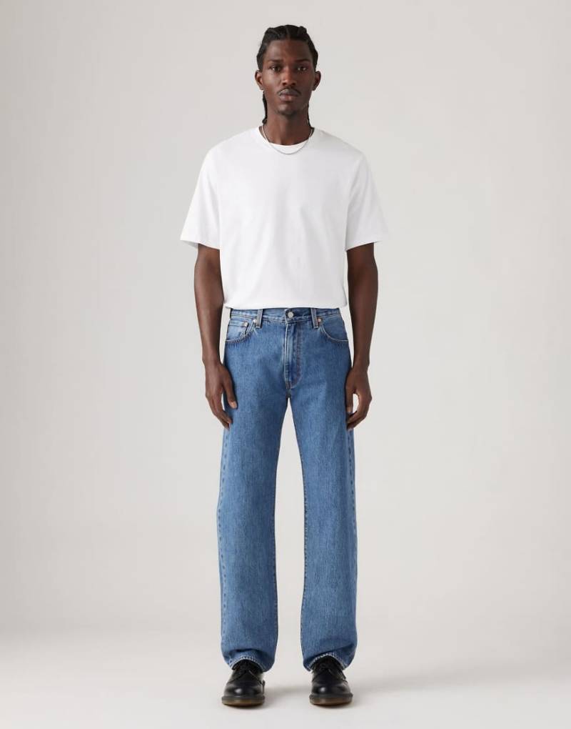 Levi's - 555 - Straight Up The Score - Locker geschnittene Jeans in Blau von Levi's