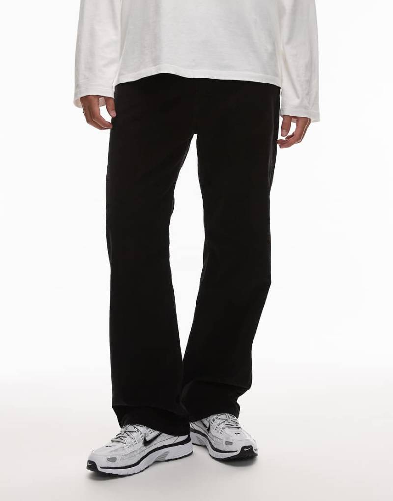 Levi's - 565 - Jeans aus Cord in Schwarz mit lockerem, geradem Schnitt und 5 Taschen von Levi's